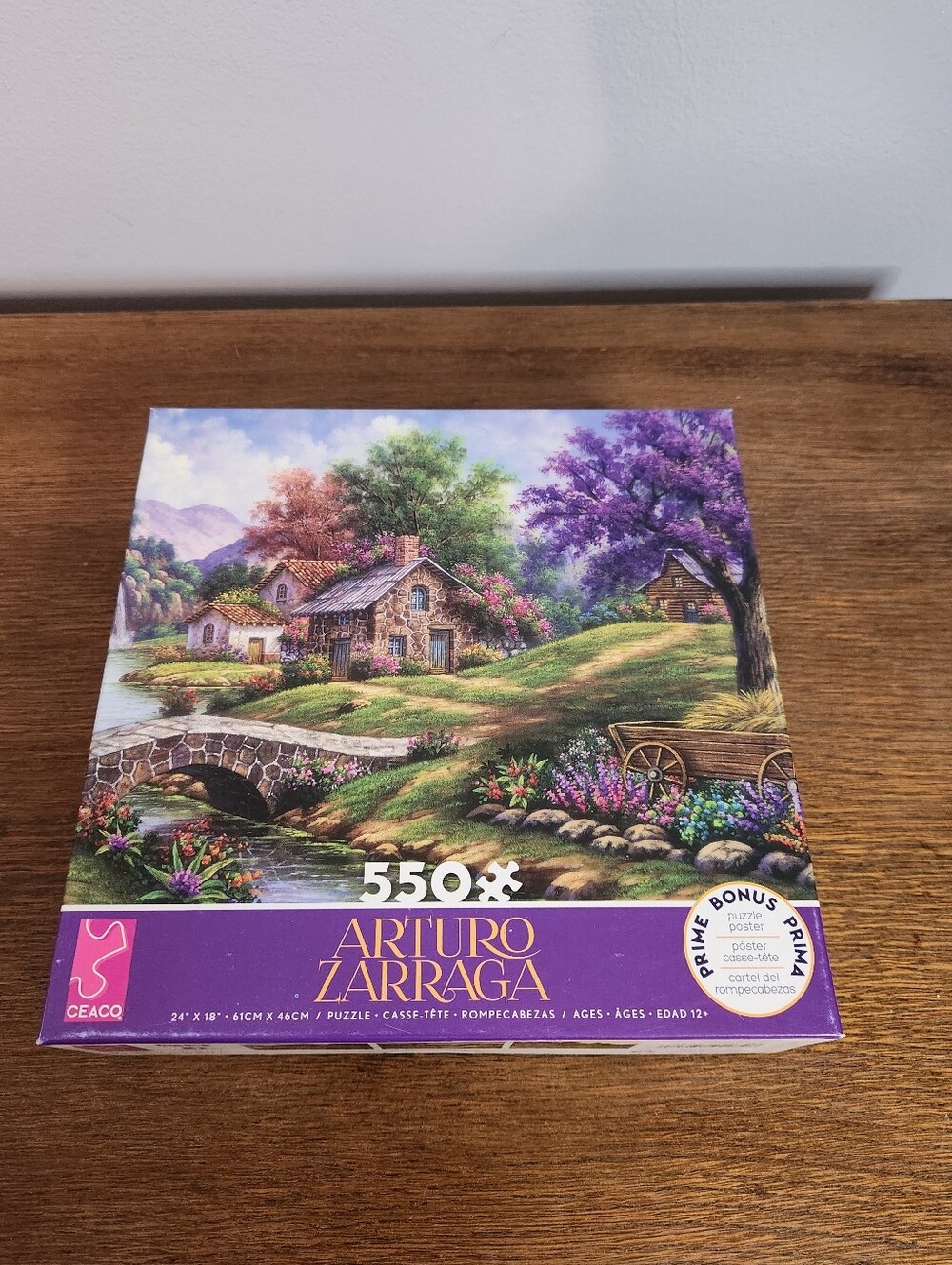 Arturo Zarraga 550-Piece Scenic Cottage Puzzle - Colorful Landscape Ceaco